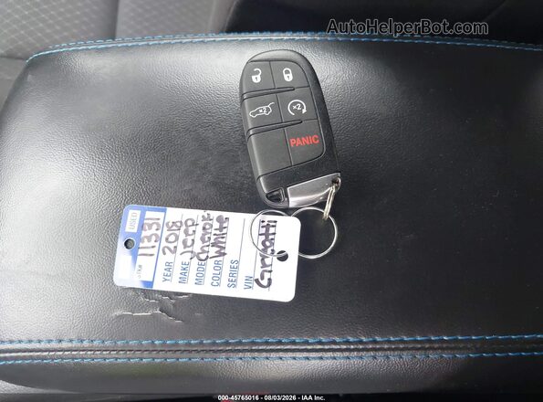 1C4RJFAG0JC500758 2018 JEEP GRAND CHEROKEE White Widok deski rozdzielczej