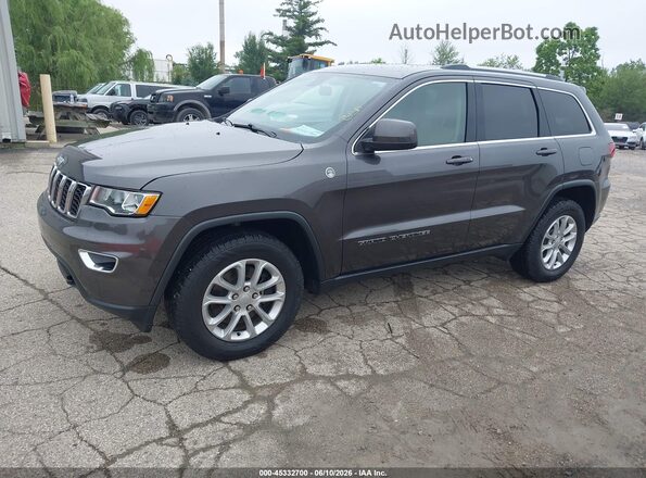 1C4RJFAG0MC523994 2021 JEEP GRAND CHEROKEE Gray Առջևի ձախ երեք քառորդ տեսարան