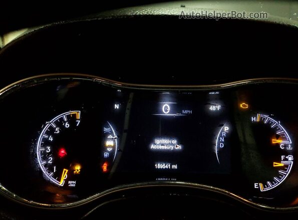 1C4RJFAG1HC706648 2017 JEEP GRAND Угольный Вид щитка приборов