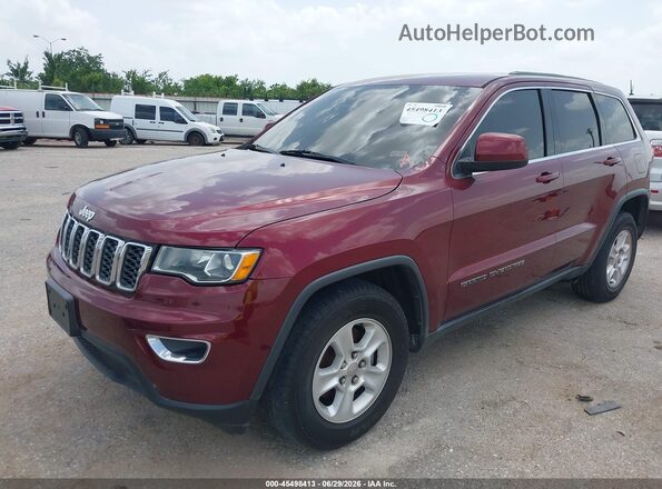 1C4RJFAG1HC817913 2017 JEEP GRAND CHEROKEE Maroon წინა მარცხენა ხედი სამი მეოთხედიდან