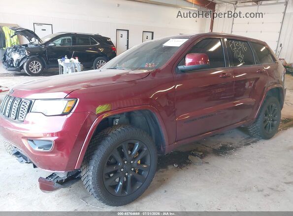 1C4RJFAG1JC470251 2018 JEEP GRAND CHEROKEE Burgundy Передня ліва чверть