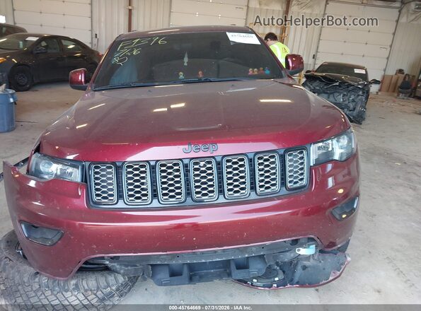 1C4RJFAG1JC470251 2018 JEEP GRAND CHEROKEE Burgundy Вид щитка приладів