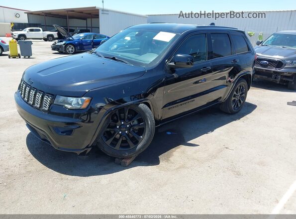 1C4RJFAG1JC477667 2018 JEEP GRAND CHEROKEE Black Առջևի ձախ երեք քառորդ տեսարան