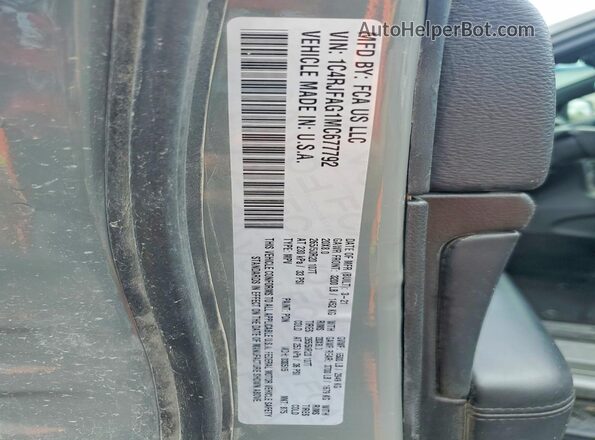 1C4RJFAG1MC677792 2021 JEEP GRAND Gray VIN կոդի պիտակի տեսք