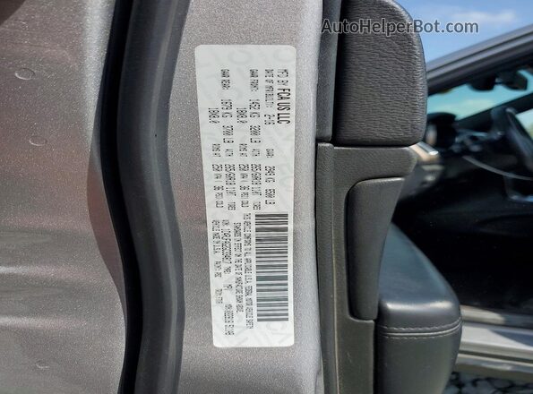 1C4RJFAG2GC334817 2016 JEEP GRAND Gray VIN კოდის სტიკერის ხედი