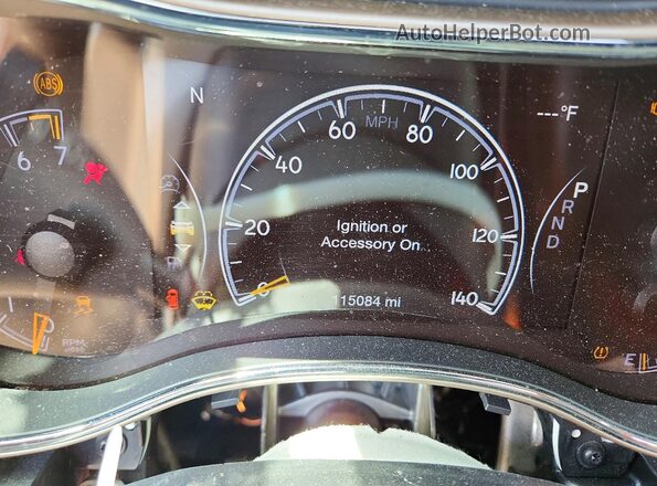 1C4RJFAG2GC436246 2016 JEEP GRAND White Instrument cluster view