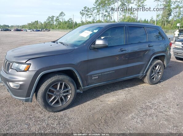 1C4RJFAG2HC674678 2017 JEEP GRAND CHEROKEE Gray Առջևի ձախ երեք քառորդ տեսարան