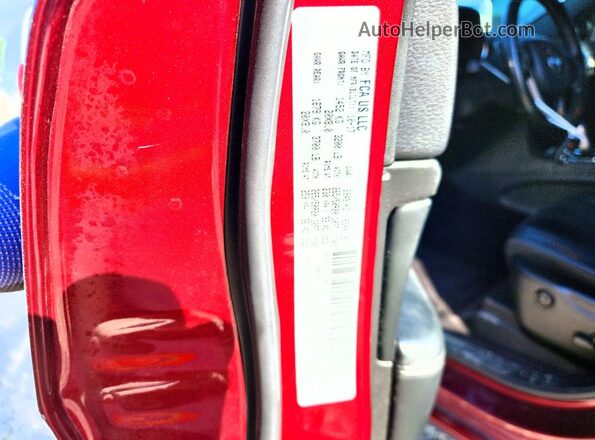 1C4RJFAG2JC189804 2018 JEEP GRAND Burgundy VIN կոդի պիտակի տեսք