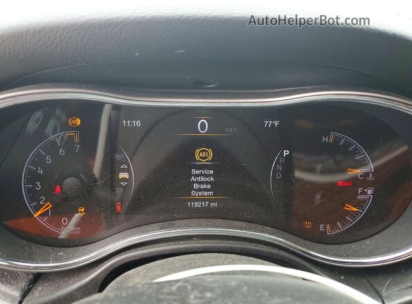 1C4RJFAG2JC251962 2018 JEEP GRAND Белый Вид щитка приборов