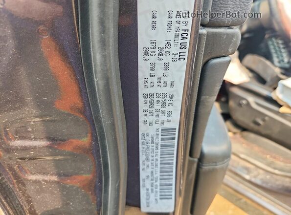 1C4RJFAG2JC334887 2018 JEEP GRAND Gray Вид підкапотного простору