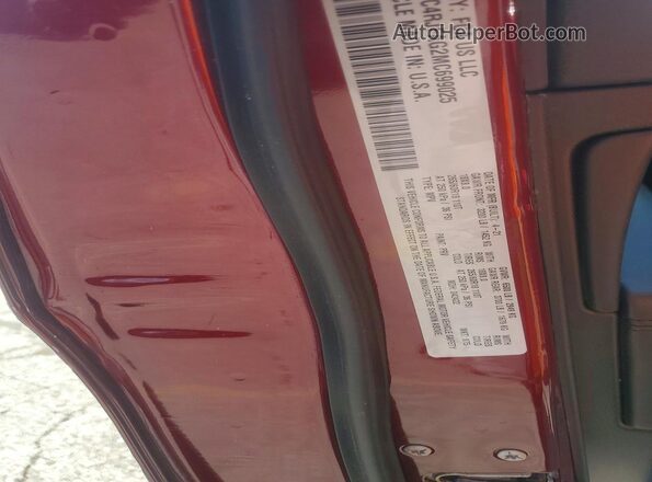 1C4RJFAG2MC699025 2021 JEEP GRAND Red Vista de la etiqueta del VIN