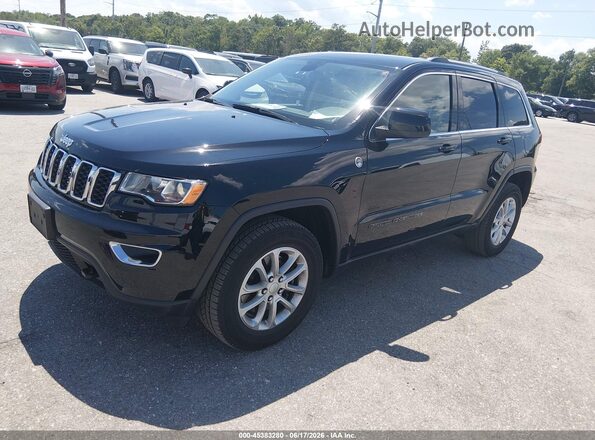 1C4RJFAG2MC793647 2021 JEEP GRAND CHEROKEE Black Առջևի ձախ երեք քառորդ տեսարան