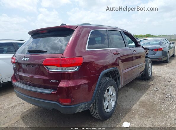 1C4RJFAG3GC304273 2016 JEEP GRAND CHEROKEE Maroon Задня права чверть