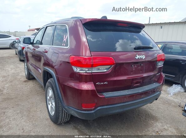 1C4RJFAG3GC304273 2016 JEEP GRAND CHEROKEE Maroon Задня ліва чверть