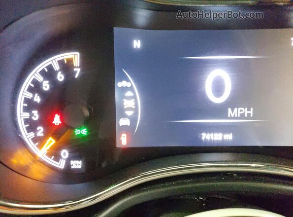 1C4RJFAG3GC326953 2016 JEEP GRAND Burgundy Widok zestawu wskaźników