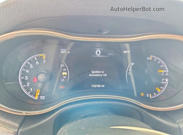 1C4RJFAG3HC800160 2017 JEEP GRAND Gray Սարքավորումների վահանակի տեսք