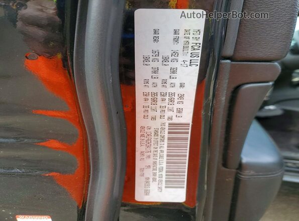 1C4RJFAG3HC841176 2017 JEEP GRAND Black Вид наклейки з VIN-кодом