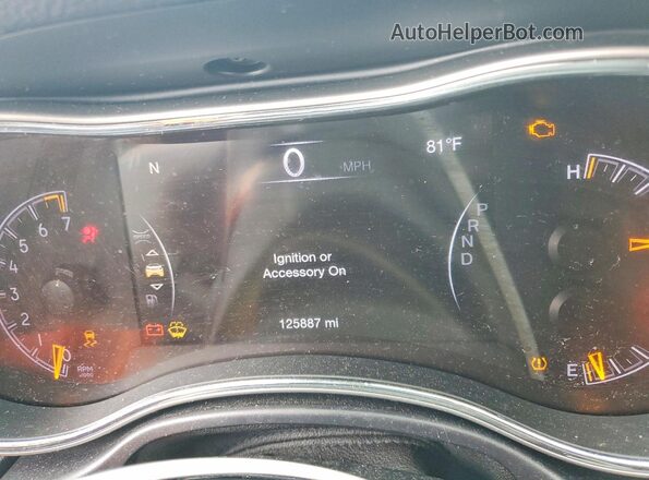 1C4RJFAG3HC910853 2017 JEEP GRAND Бирюзовый Вид щитка приборов