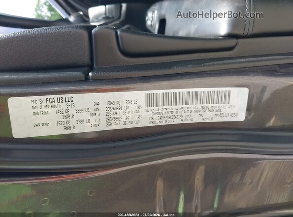 1C4RJFAG3KC546120 2019 JEEP GRAND CHEROKEE Gray ძრავის განყოფილების ხედი