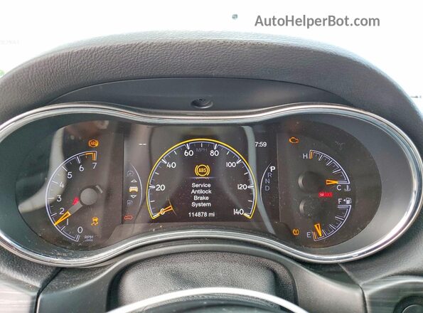 1C4RJFAG4KC607958 2019 JEEP GRAND Gray Vista del cuadro de instrumentos
