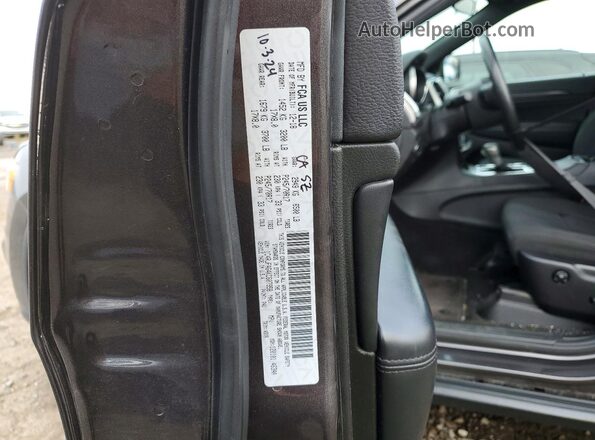 1C4RJFAG4KC607958 2019 JEEP GRAND Gray Vista de la etiqueta del VIN