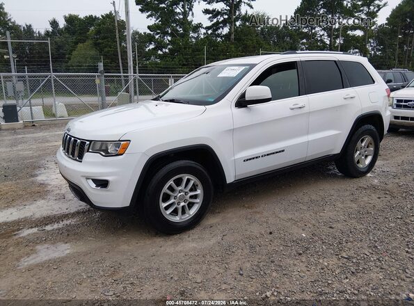 1C4RJFAG4KC709065 2019 JEEP GRAND CHEROKEE White წინა მარცხენა ხედი სამი მეოთხედიდან