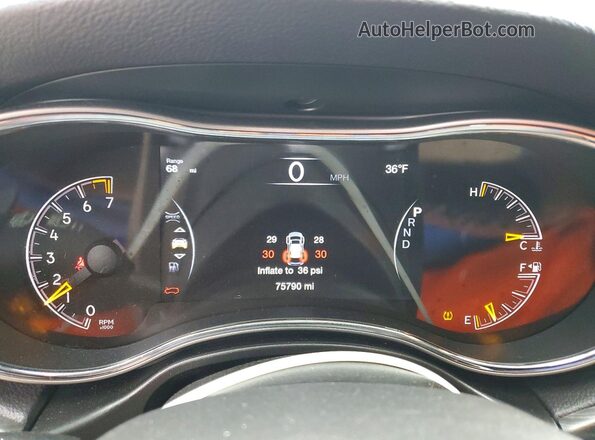 1C4RJFAG4KC808775 2019 JEEP GRAND Gray Սարքավորումների վահանակի տեսք