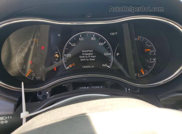 1C4RJFAG4LC333338 2020 JEEP GRAND Gray Вид щитка приладів
