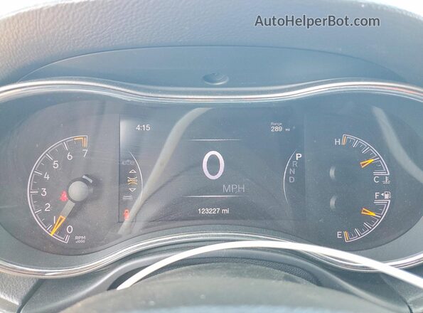 1C4RJFAG5HC792143 2017 JEEP GRAND Gray Instrument cluster view