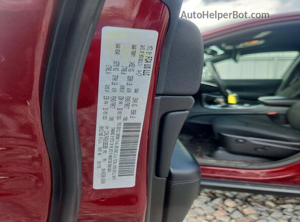 1C4RJFAG5HC893389 2017 JEEP GRAND Burgundy Widok naklejki z numerem VIN