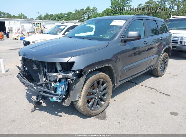 1C4RJFAG5JC336889 2018 JEEP GRAND CHEROKEE Gray Առջևի ձախ երեք քառորդ տեսարան