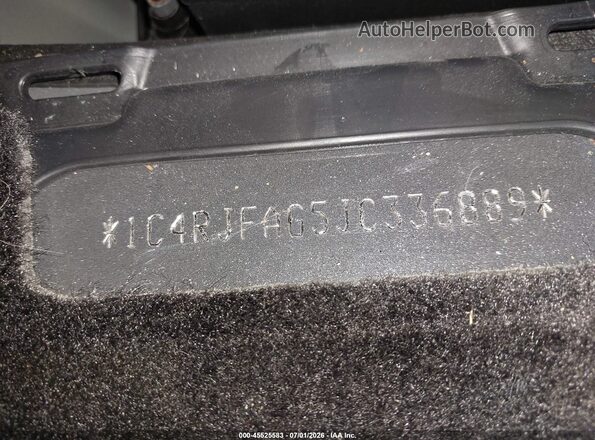 1C4RJFAG5JC336889 2018 JEEP GRAND CHEROKEE Gray 