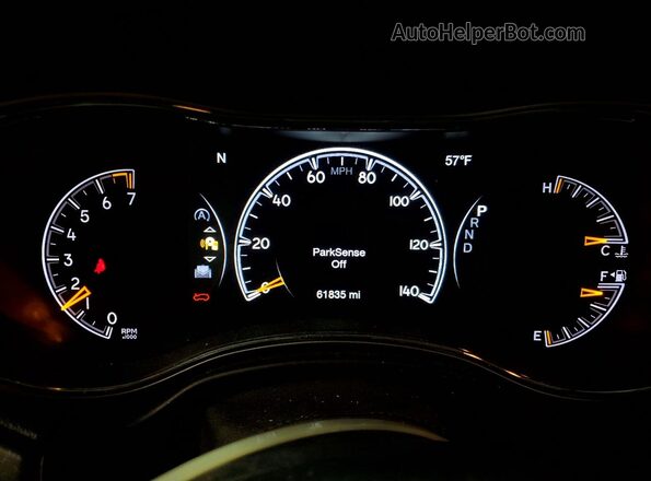 1C4RJFAG5JC515126 2018 JEEP GRAND Gray Vista del cuadro de instrumentos