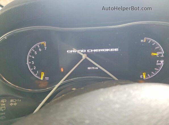 1C4RJFAG5KC568040 2019 JEEP GRAND Gray Вид щитка приладів