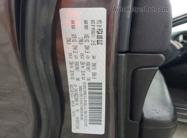 1C4RJFAG6GC339048 2016 JEEP GRAND Угольный Вид наклейки с VIN-кодом