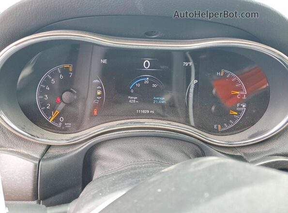 1C4RJFAG6GC377301 2016 JEEP GRAND Gray Вид щитка приладів