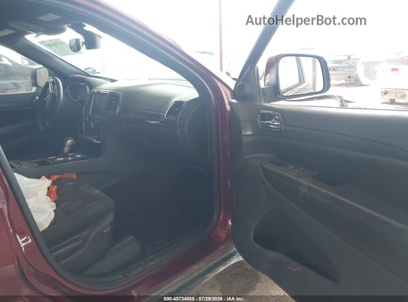 1C4RJFAG6HC710887 2017 JEEP GRAND CHEROKEE Темно-бордовый Вид салона спереди