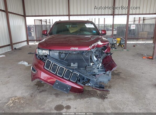 1C4RJFAG6HC710887 2017 JEEP GRAND CHEROKEE Темно-бордовый Вид щитка приборов