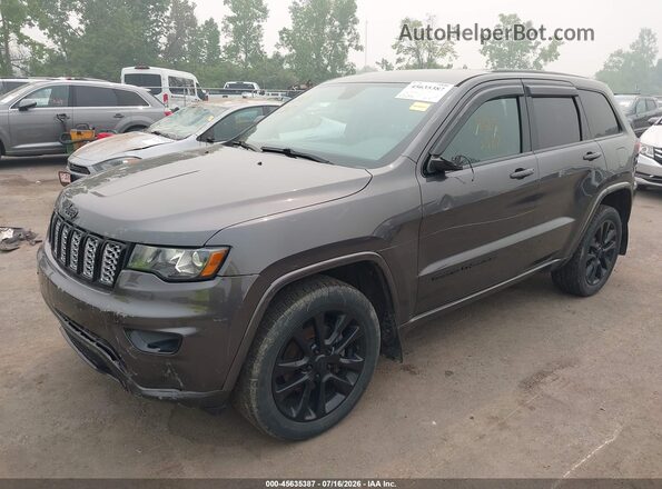 1C4RJFAG6HC881624 2017 JEEP GRAND CHEROKEE Gray Առջևի ձախ երեք քառորդ տեսարան