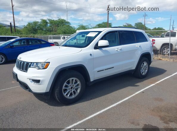1C4RJFAG6KC549447 2019 JEEP GRAND CHEROKEE White Առջևի ձախ երեք քառորդ տեսարան