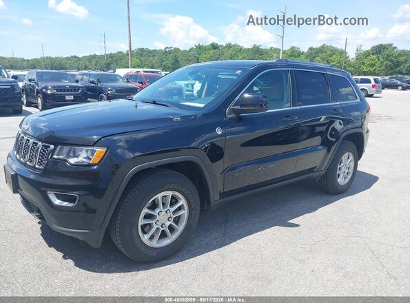 1C4RJFAG6KC754198 2019 JEEP GRAND CHEROKEE Black Առջևի ձախ երեք քառորդ տեսարան