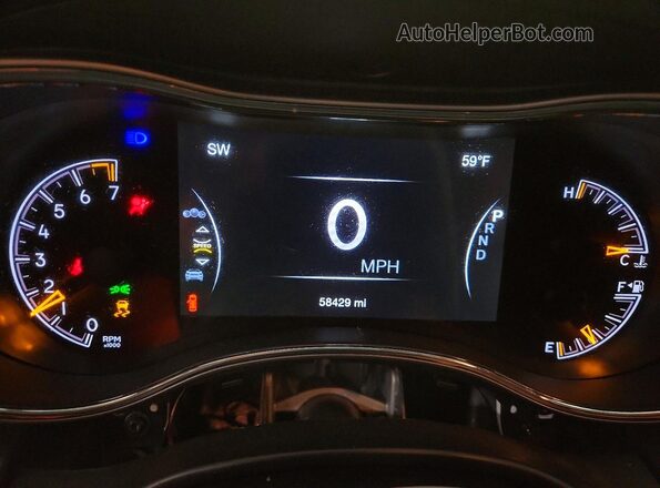 1C4RJFAG6MC771599 2021 JEEP GRAND White Instrument cluster view