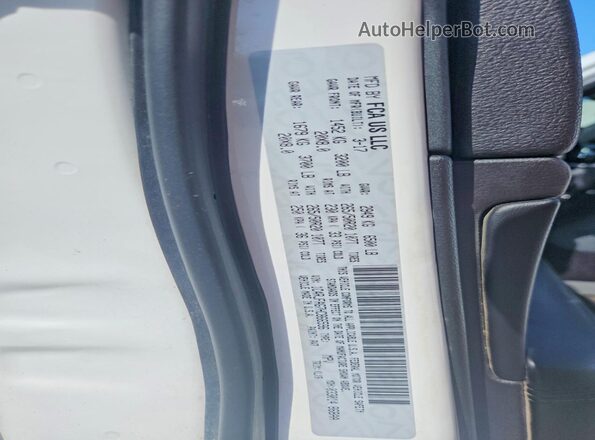 1C4RJFAG7HC866596 2017 JEEP GRAND White Вид наклейки з VIN-кодом