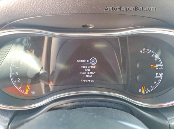 1C4RJFAG7KC602060 2019 JEEP GRAND Burgundy Instrument cluster view
