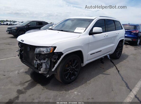 1C4RJFAG8HC720062 2017 JEEP GRAND CHEROKEE White Vista tres cuartos delantera izquierda