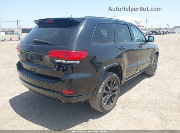 1C4RJFAG8HC886047 2017 JEEP GRAND CHEROKEE Black Tył prawy