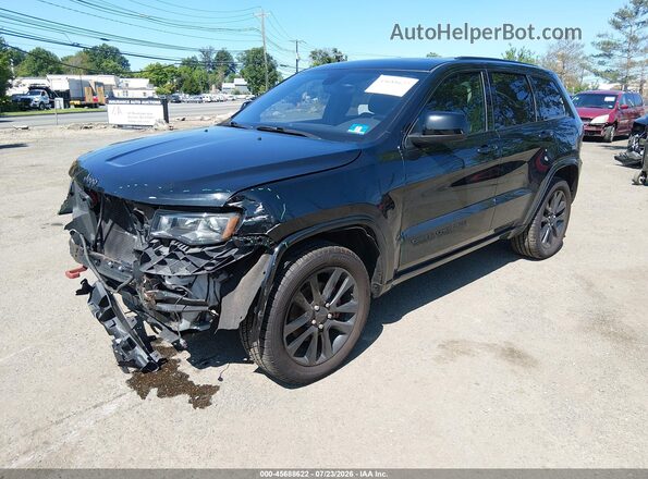 1C4RJFAG8JC249956 2018 JEEP GRAND CHEROKEE Black წინა მარცხენა ხედი სამი მეოთხედიდან