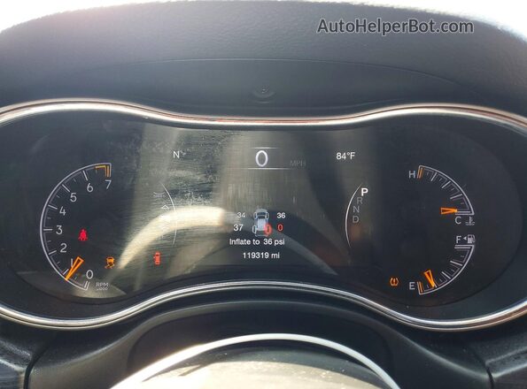 1C4RJFAG8KC546680 2019 JEEP GRAND Silver Instrument cluster view