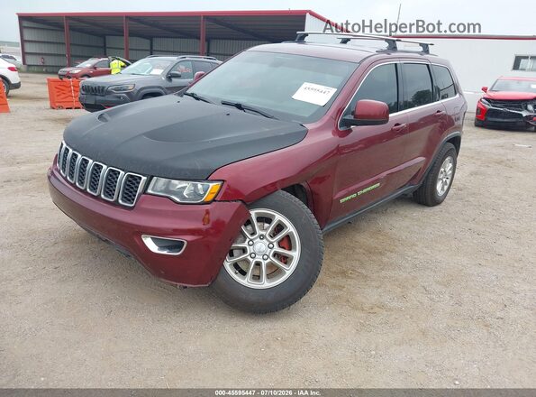 1C4RJFAG8KC667449 2019 JEEP GRAND CHEROKEE Red წინა მარცხენა ხედი სამი მეოთხედიდან