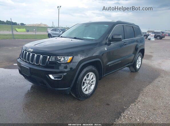 1C4RJFAG8KC754154 2019 JEEP GRAND CHEROKEE Black Առջևի ձախ երեք քառորդ տեսարան